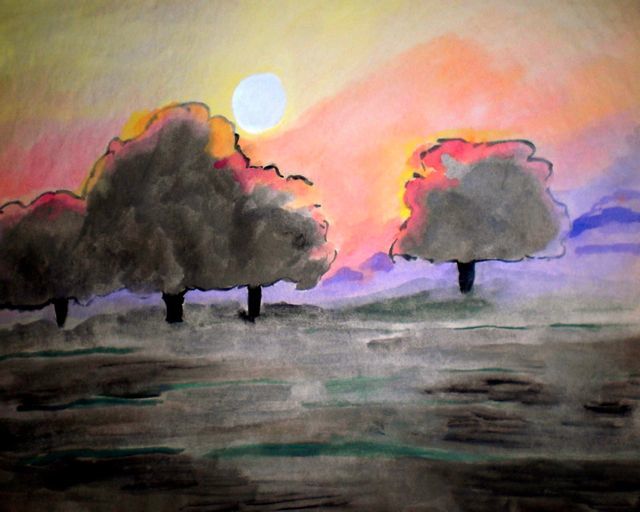 Ondergaande Zon